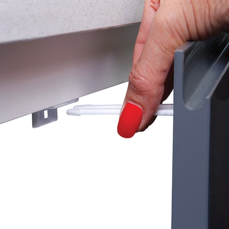 Dreambaby Dreambaby White Plastic Twin Pin Latches 2 pk L112